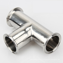 Sanitary Pipe Fittings Stainless Steel Equal Tee